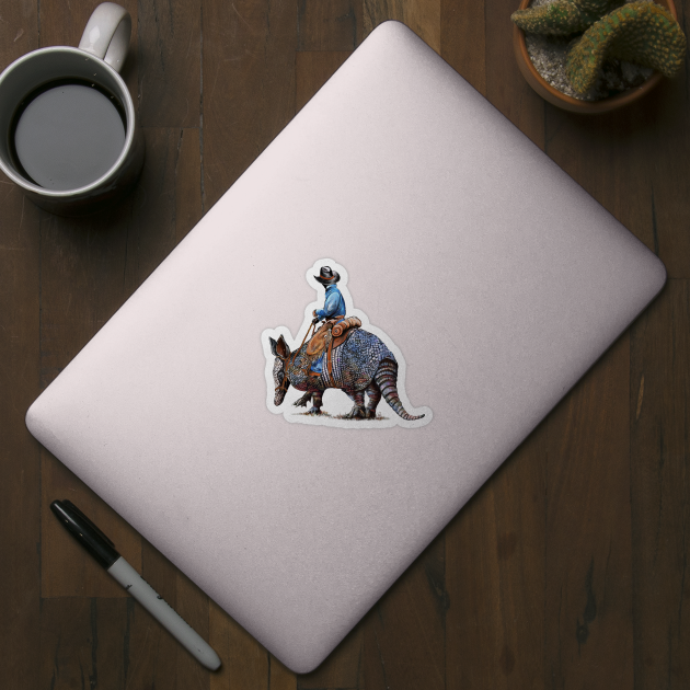 Armadillo Cowboy by Dual Rogue